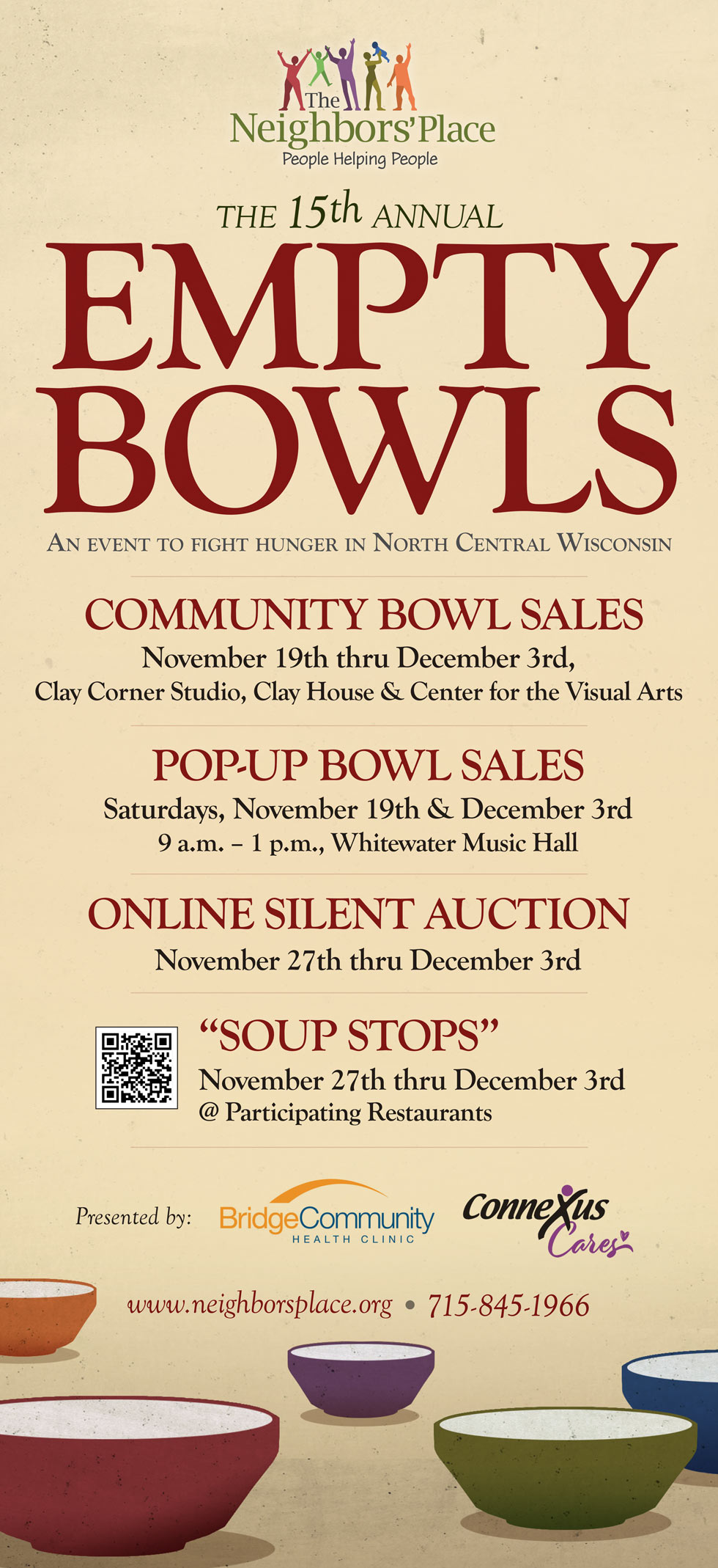 Empty Bowls The Neighbors Place